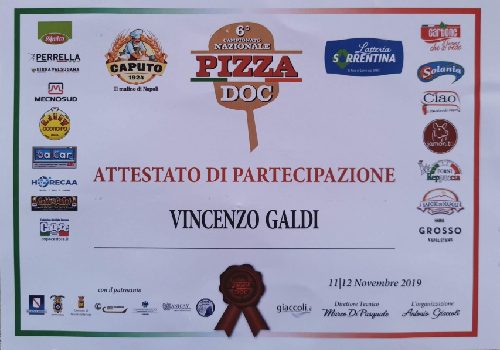 Campionato Nazionale "PIZZA DOC" 11 e 12 Novembre 2019